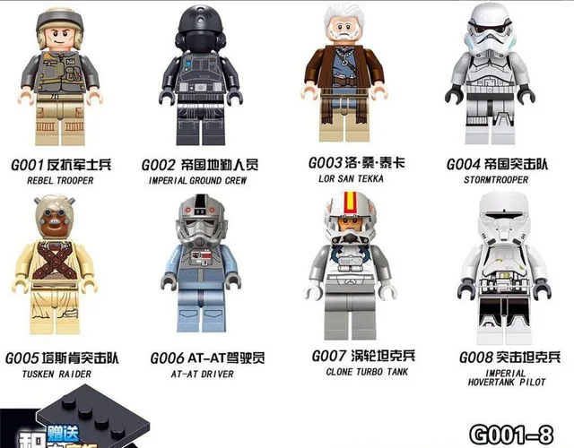 

80PCS LELE Star war Rey Luke Skywalker Ahsoka Tano Kit Fisto Captaion Jag Snowtrooper Building Blocks Bricks Gift Baby Toys