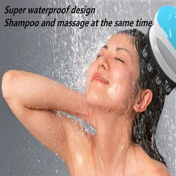 

10PCS German wireless head care massage brush waterproof scalp care point charge electric massager shampoo