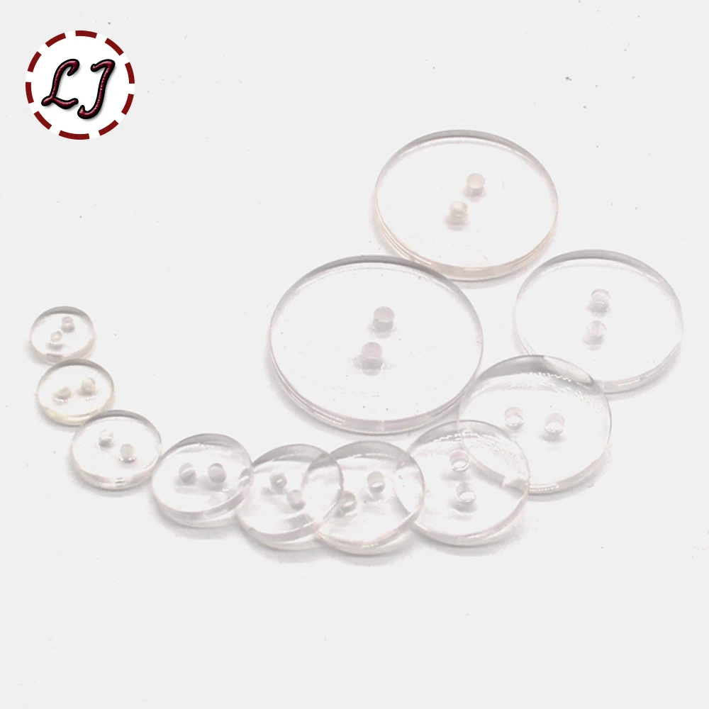 Пуговицы для шитья прозрачные 30 шт./лот 2 отверстия|transparent buttons|sewing buttonsbuttons sewing |