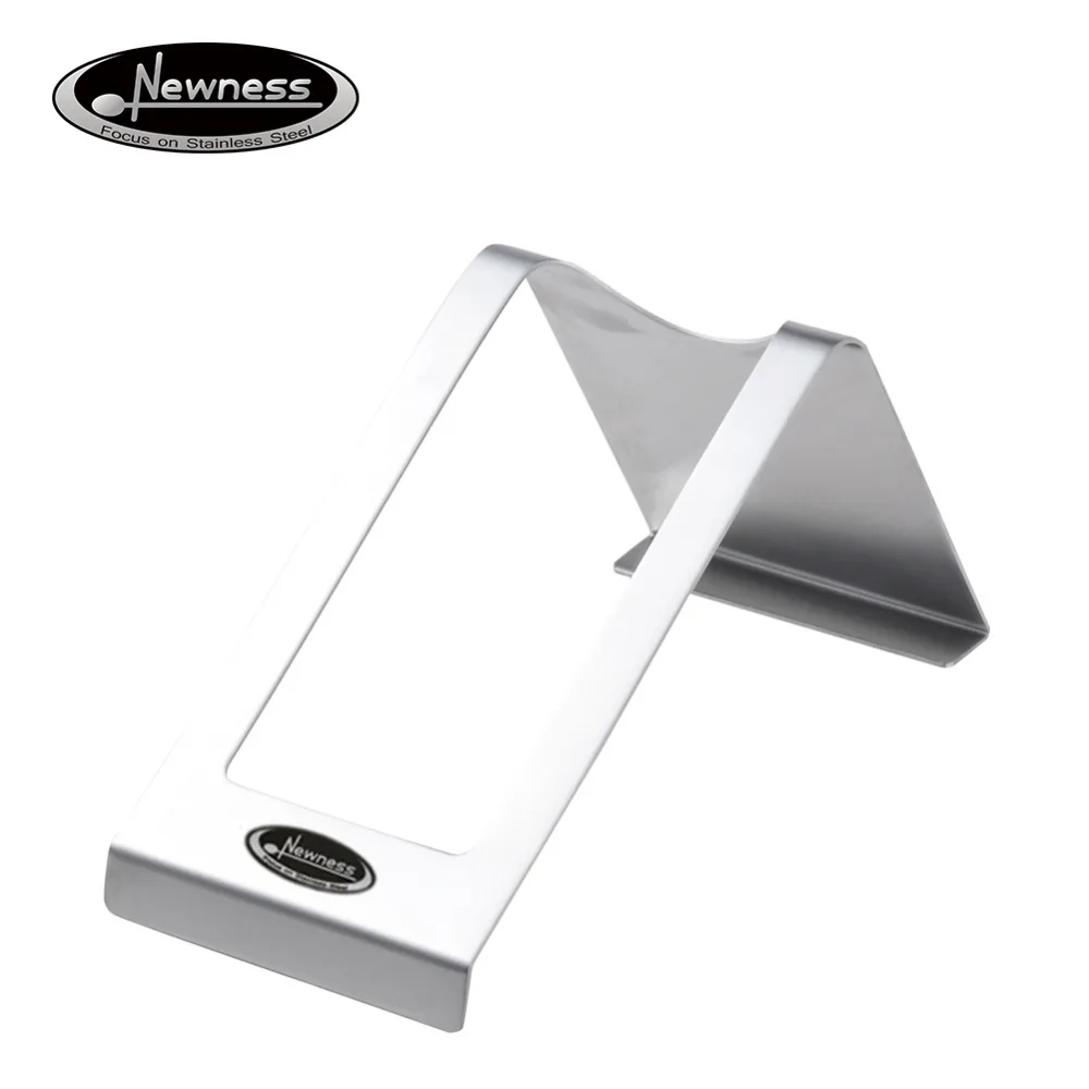 Newness Modern Wine Rack Stainless Steel Tabletop Single Wine Holder