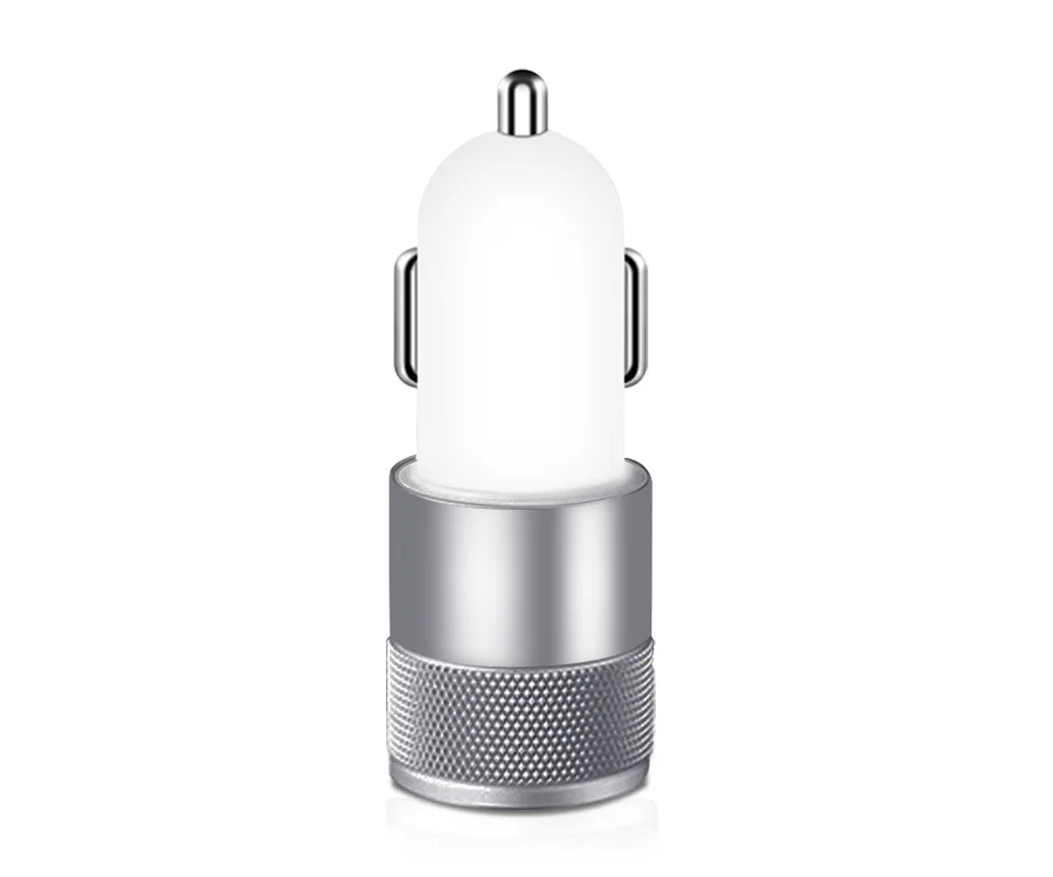 Car Charger KHP Universal Mini Dual USB Car Charger For iPhone 6 6s Plus 5 7 iPhone6 Charger USB Adapter Samsung Led USB Charger-Detail (3)