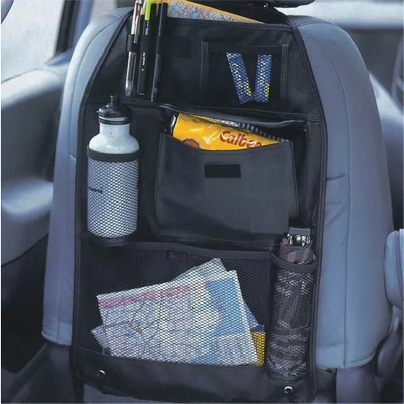 2 шт., автомобильный стиль, для путешествий, на заднем сиденье, карман, бамбуковый уголь, нетканый материал, органайзер для хранения, сумка