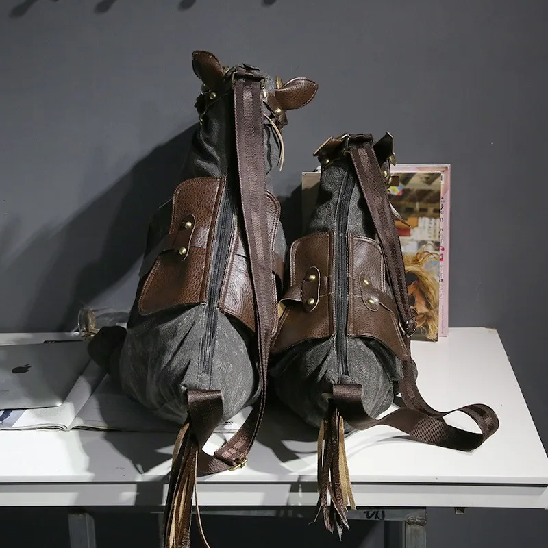 Популярная креативная сумка в виде животного с объемным изображением пони, Ослика, лошади, женская сумка на плечо, женские сумки-мессенджеры, дорожная сумка, mochila bolsos mujer