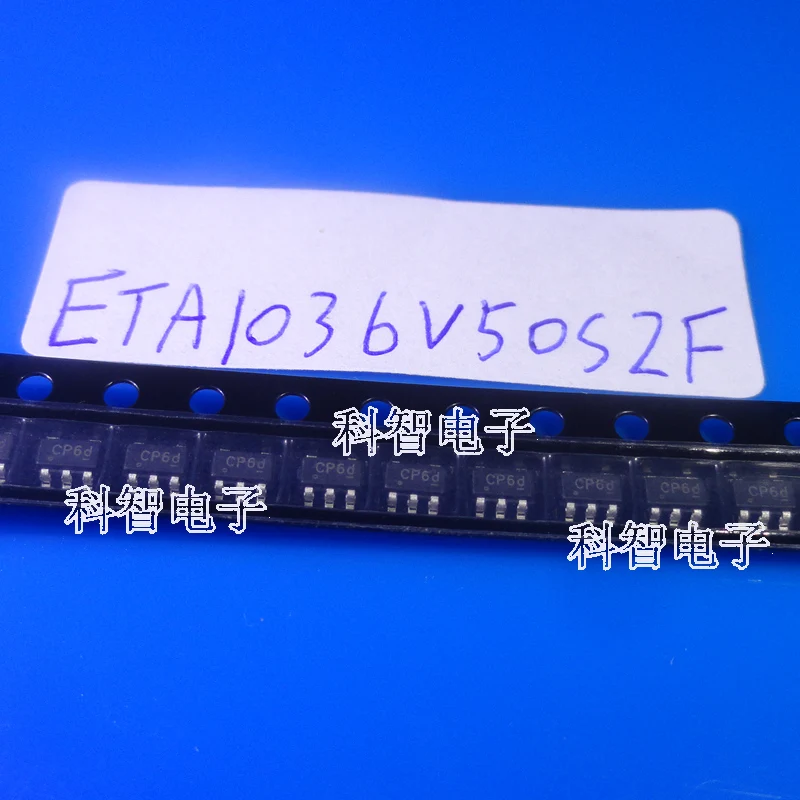 

New original ETA1036-50S2F-T ETA1036V50S2F CP6V SOT23 10pcs