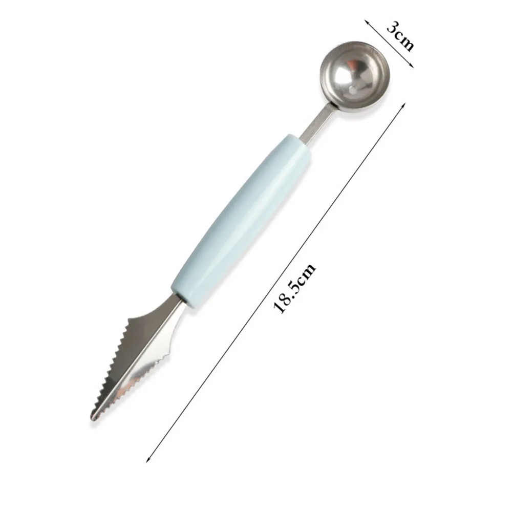 Двухконцевое мороженое своими руками совок для мячей ложка Баллер DIY Ассорти Холодных Блюд инструменты для карвинга маленький нож для фруктов резак