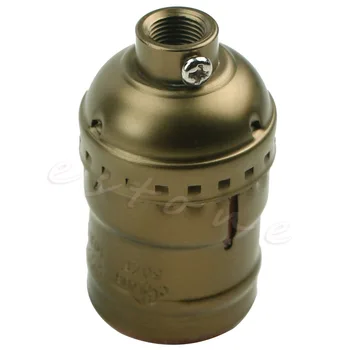 

Edison E26/E27 Screw Bulb Aluminum Shell Lamp Holder Retro Lighting Accessories