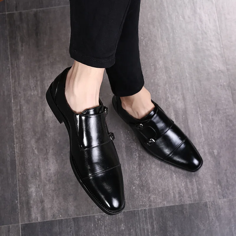italian luxury brand leather formal shoes men classic oxford shoes for men loafers men dress shoes double monk strap footwear цена italian luxury brand leather formal shoes men classic oxford shoes for men loafers men dress shoes double monk strap footwear цены онлайн