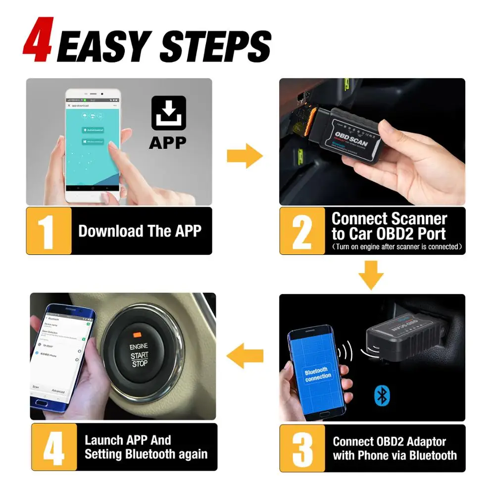 ELM327 V1.5 Wifi/Bluetooth с PIC18F25K80 на Android/IOS Elm 327 считыватель кодов OBD II wifi bluetooth автомобильный
