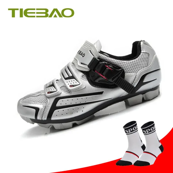 socks for 1268 S Tiebao MTB велосипедная обувь Профессиональная Мужская дышащая велосипедная обувь для велосипеда самофиксирующаяся спортивная обувь для верховой езды Zapatillas Ciclismo - Цвет: socks for 1268 S