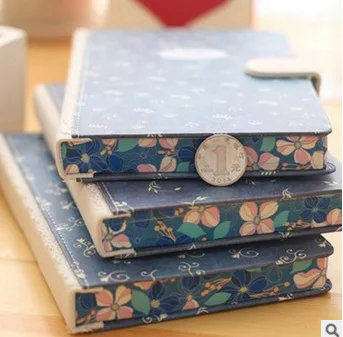 Freeshipping 50 К Творческий Дневник Ноутбук Книга Искусство Ретро Магнитного Пряжки |