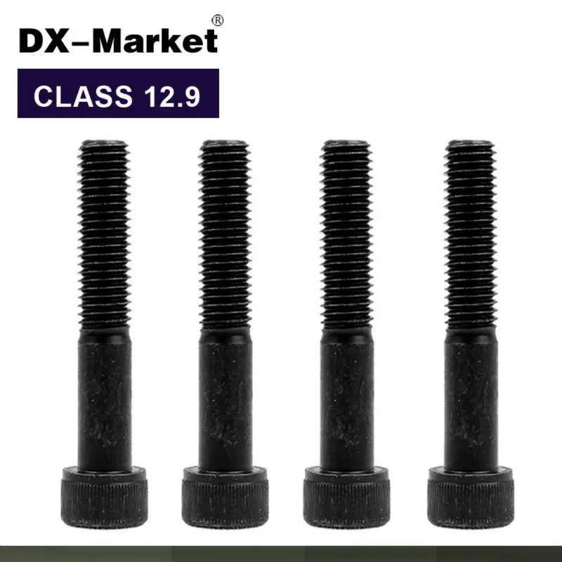 m12 Hex Socket bolt , m12 DIN912 Metric Thread Black Alloy Steel class