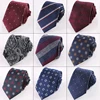 Mens Tie Fashion Jacquard 7CM Ties for Men England Striped Luxury Necktie Formal Business Man Wedding Dress Shirt Accessories ► Photo 3/6