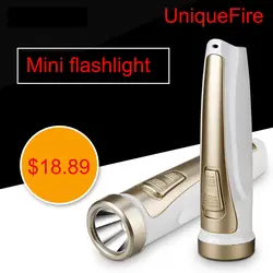 UniqueFire Led Бытовой Фонарик Usb Зарядка Литиевая Батарея Мини Блики карманный Микро Лампы Troch Для Пешего Туризма, прогулок кампен