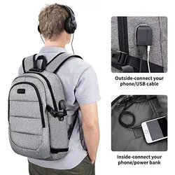 Противоугонная умная Противоугонная сумка для ноутбука мужской рюкзак для ноутбука с зарядкой школьная сумка Sac A школьная сумка на спину