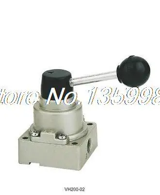 

1pcs VH200-02 5 way 3 position 1/4" BSPT Hand Lever Air Valve Closed Center