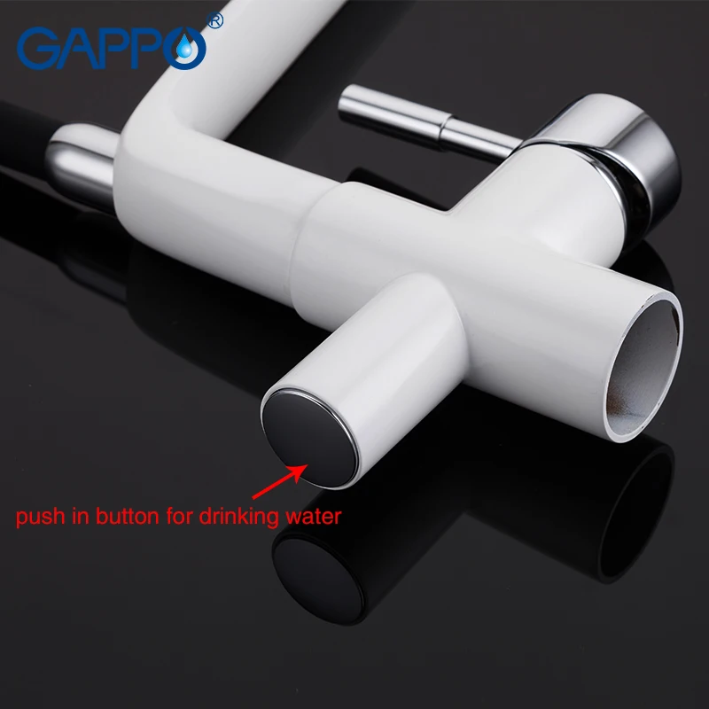 GAPPO kitchen faucet with water filter tap white kitchen sink mixer tap bathroom water mixer crane brass water filter faucet GAPPO kitchen faucet with water filter tap white kitchen sink mixer tap bathroom water mixer crane brass water filter faucet