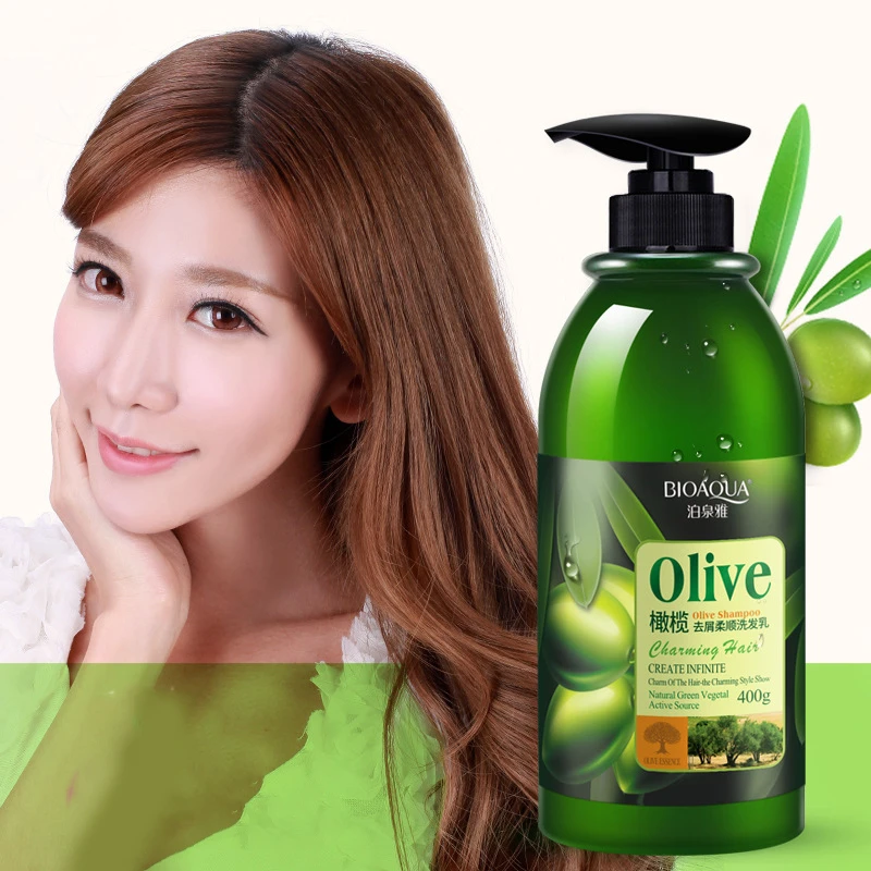 Professional Olive Anti-Dandruff Hair Shampoo Soft Refreshing Oil Control Improve Itchy Scalp Treatment Hair Care 400ML Professional Olive Anti-Dandruff Hair Shampoo Soft Refreshing Oil Control Improve Itchy Scalp Treatment Hair Care 400ML