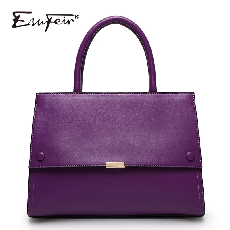 Marca de Couro do Plutônio Bolsa de Ombro de Luxo Bolsa das Senhoras Esufeir Moda Feminina Bolsa Famosa Casual Tote 2020
