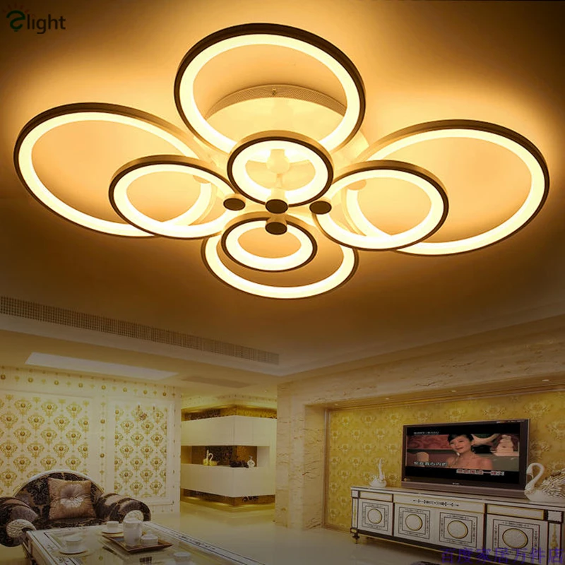 

Modern Lustre Acrylic Led Chandeliers Lighting Living Room Dimmable Led Ceiling Chandelier Lights Bedroom Led Chandelier Fixture