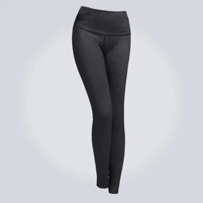 Gray NWT/ Eshtanga Для женщин спортивные Леггинсы с высокой посадкой супер высокого качества с эластичной резинкой на талии; однотонная обувь; 4-way Stretch узкие брюки Размеры XXS-XL - Цвет: Gray