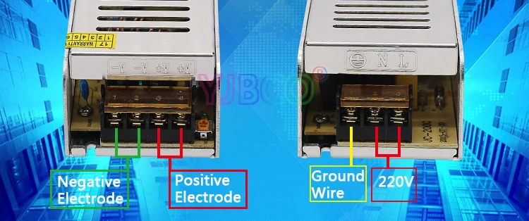 Длиннообразный тонкий DC12V трансформатор освещения 5A/8.5A/10A12. 5A/15A/16.5A/20A/30A импульсный источник питания для светодиодной полосы света