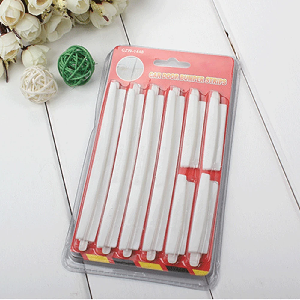 

8pcs/set Universal Car Door Guard Edge Corner Bumper Buffer Trim Molding Protection Strip Scratch Protector Car Door Crash Bar