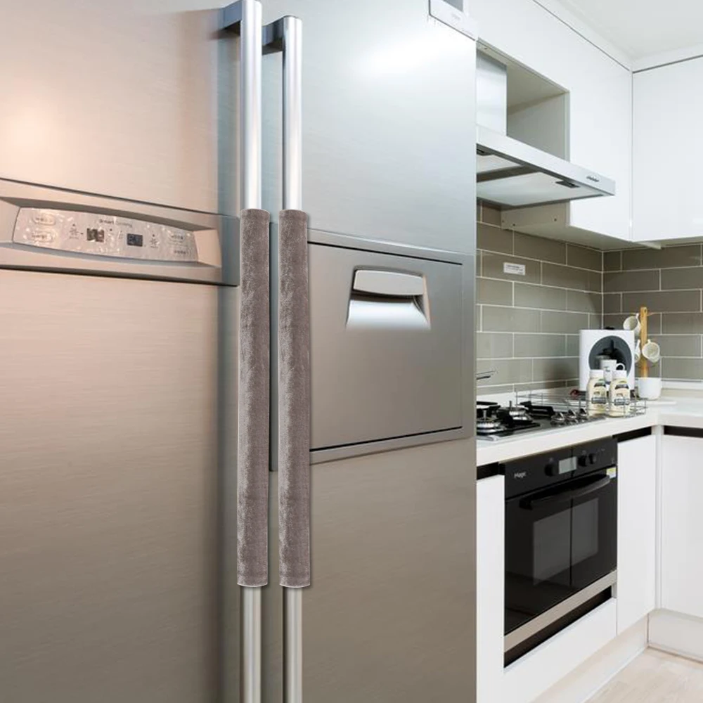 NICEYARD 2Pcs/set Refrigerator Door Handle Protector Kitchen Tools Door Knob Cover Dust Covers Home Decoration Double Side