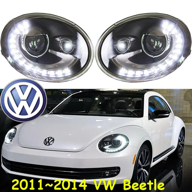 Car Styling Beetle Headlight 2017 2016 Free Ship Chrome Fog Beetle Headlight 2017 2016 Free Ship Chrome Fog Light Led 2ps 2pcs Aozoom Ballast Phaeton