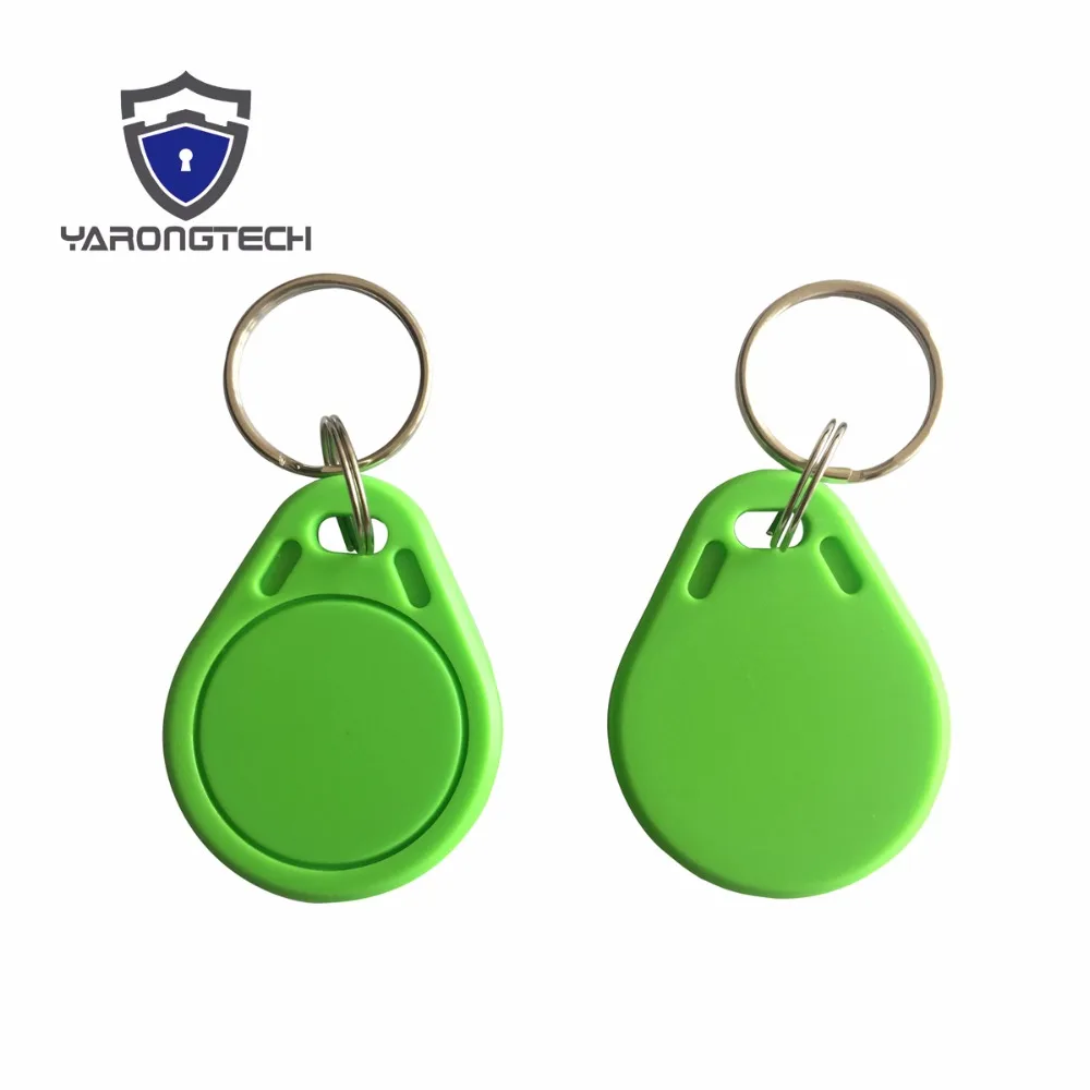 13.56mhz HF ISO14443A Green color RFID 1K Keyfob -100pcs | Безопасность и защита