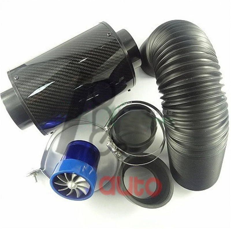 car styling Refit Air Filter High flow Carbon Fiber Air Box Air Clearner