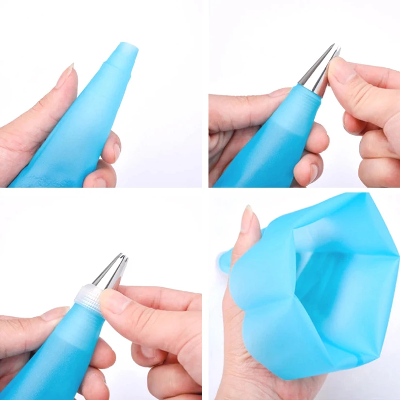30/34/40/46/50/55/60 cm re-useable Silicone Cream Pastry Icing Bag Baking Cooking Fondant Cake Decorating Tools