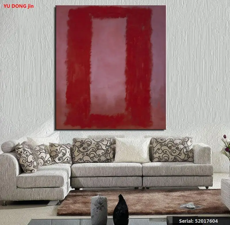 Классическая картина маслом Mark Rothko Still life рисование искусство спрей без рамки