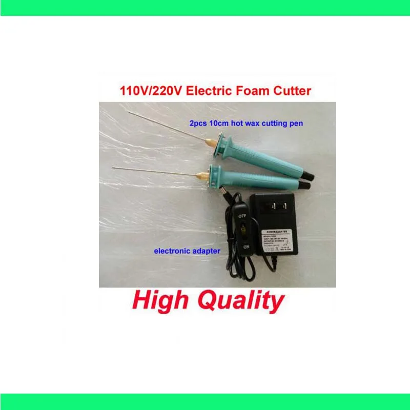 

Hot Knife Styrofoam Cutter 2Pcs 10CM Pen CUTS FOAM KT Board WAX Cutting Machine Electronic Voltage Transformer Adaptor Eu Plug