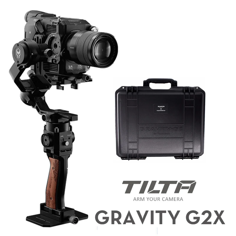 TILTA MAX G2 G2X тяжести 3 оси DSLR ручной Gimbal стабилизатор нагрузка 6 кг чехол для SONY CANON