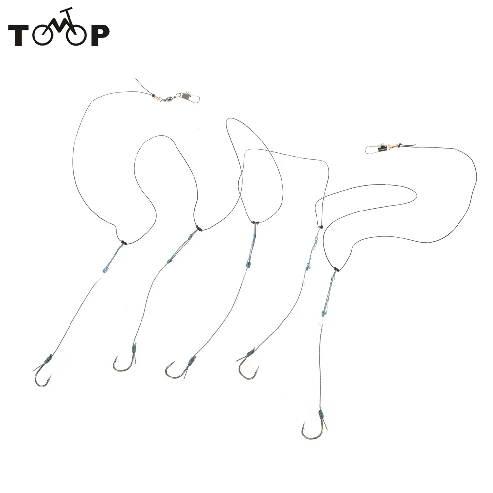 

120cm Steel String Hook Barb Fishing Hooks Sea Fishing Hook Nylon Line Fishing String Fishing Tackle