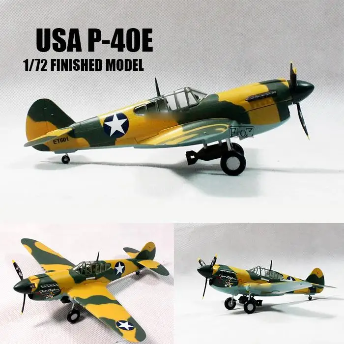 WWII USA P-40E 9FS 49FG 1941 1/72 самолета готовой самолет easy Model не литья под давлением