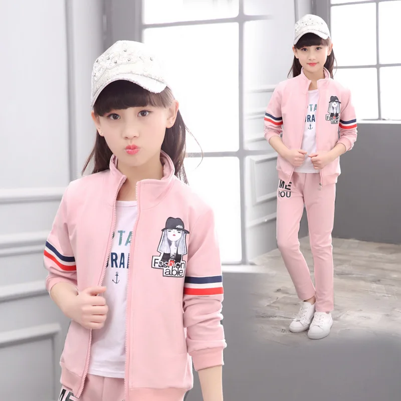 2 шт. спортивный костюм для девочек на Возраст 4 14 лет|clothes girls|children clothesgirls clothes |