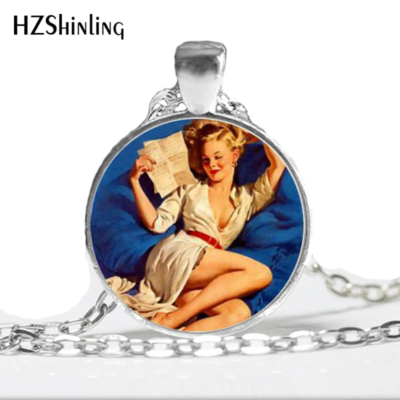 Buy Well Hello Sailor Pinup Girl Necklace Sailor Pinup