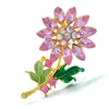 Fashion Wedding Plant flower Brooch Pins Rhinestone Crystal brooch Scarf Pin Vintage brooches Women Jewelry ► Photo 3/5