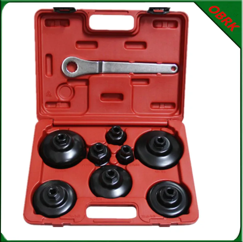 9PCS Oil Filter Socket Wrench Set ENGINE OIL SPACE WRENCH Removal Tool