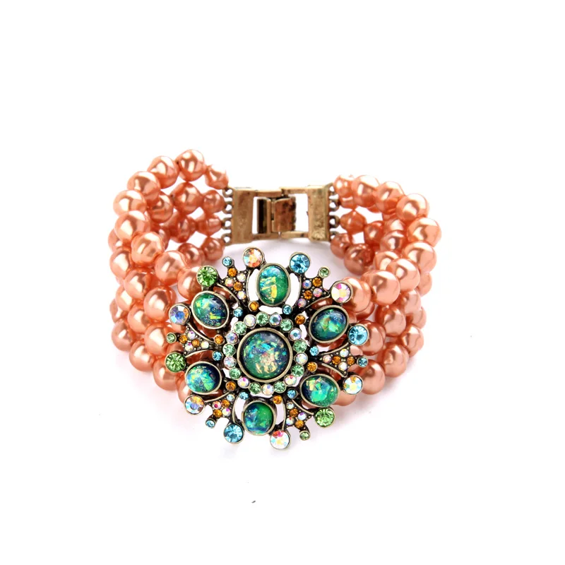 Bulk Price Royal Affair Egyptian Bracelet For Women Multilayer Beads