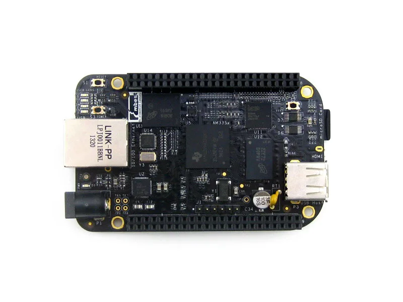  5 pcs/lot BeagleBone Black Rev.C from Embest 1GHz ARM Cortex-A8 512MB DDR3 4GB 8bit eMMC AM3358 Dev