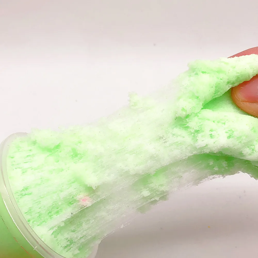 DIY Clear Slime Toys Mud Mixing Cloud Fluffy Floam Slime Putty Scented Stress Clay Sludge Toy For Christmas Gift Dropshipping