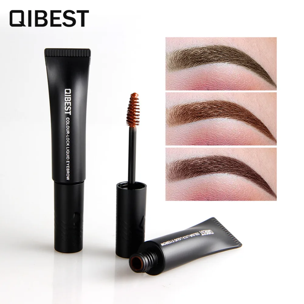 QIBEST Makeup set Eyebrow Cream 24 Hours Growth Brand EyeBrow Liquid