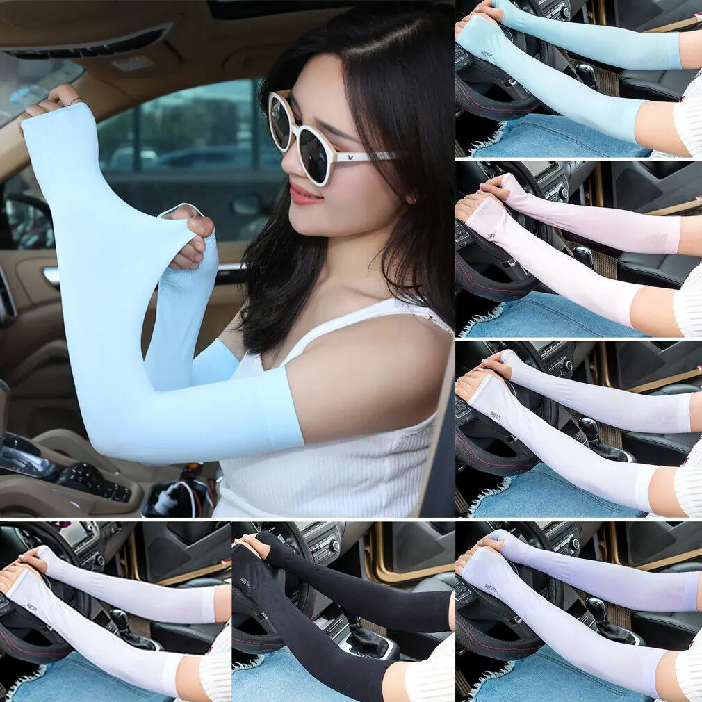 2019 neueste Heiße 1 Paar Outdoor Cooling Arm Sleeves für Radfahren Basketball Fußball Laufen Sport