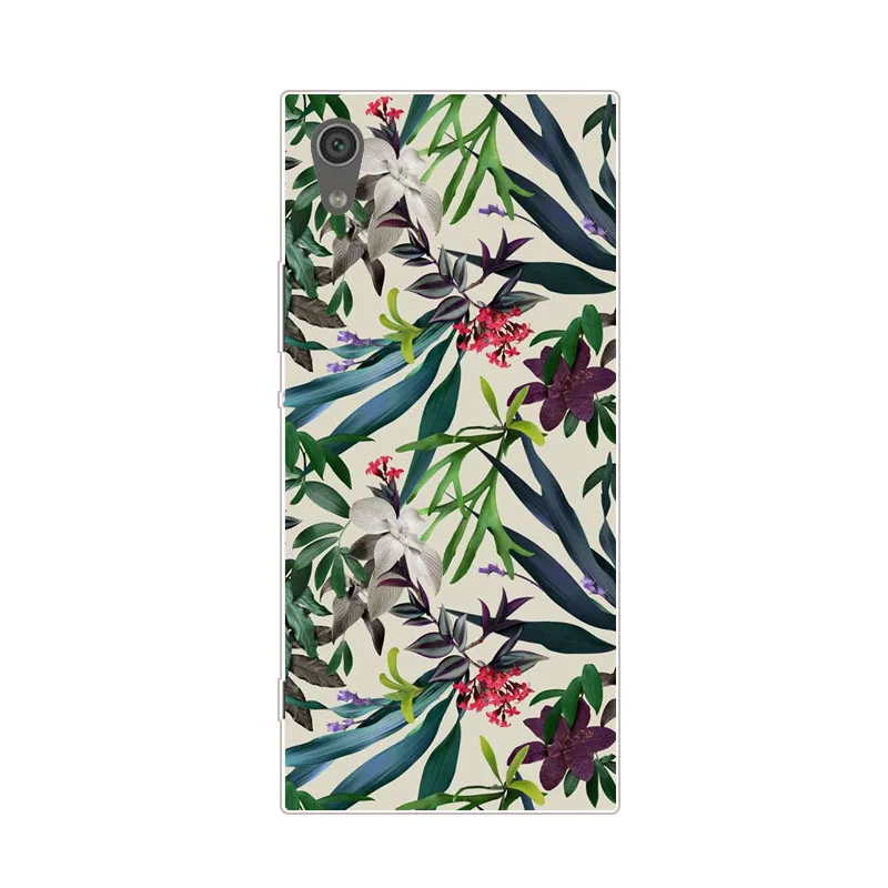 For Sony Xperia Xa1 Plus Case,Silicon Full flower Painting Soft TPU Back Cover for Sony Xperia Xa1 Ultra protect Phone bags For Sony Xperia Xa1 Plus Case,Silicon Full flower Painting Soft TPU Back Cover for Sony Xperia Xa1 Ultra protect Phone bags