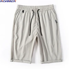 Ни Для мужчин s Повседневное хлопковые шорты одноцветное Цвет Летний стиль по колено короткие штаны Для мужчин Новое поступление Модная Уличная шорты