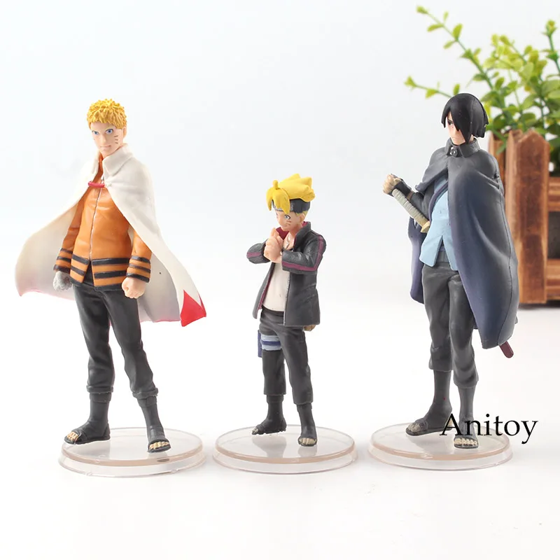 

BORUTO NARUTO NEXT GENERATIONS Uchiha Sasuke Uzumaki Naruto Boruto Figure Action PVC Collection Model Toys Dolls 3pcs/set