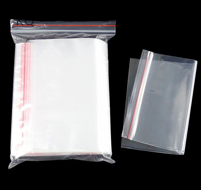 7 Размер 100 шт небольшой замок типа молния Пластиковые пакеты перерабатываемые прозрачные ювелирные изделия/Пищевая сумка для хранения на кухне посылка сумка прозрачный замок мешок
