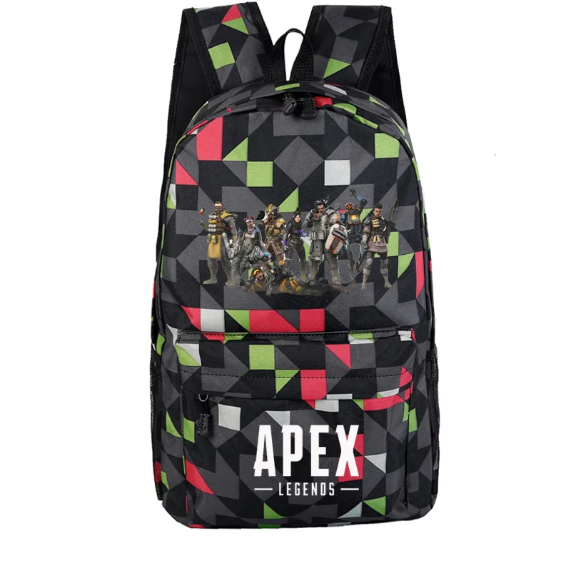 Игры Apex Legends рюкзак мультфильм рюкзак рюкзаки для женщин и мужчин путешествия ноутбук рюкзаки подростков Bookbag - Цвет: U